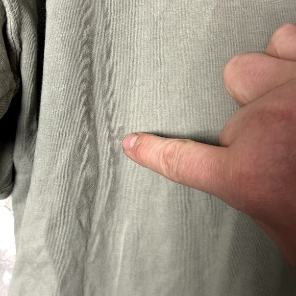 Russell Pro Cotton Pocket Tee Size Large Earth Tone Faded - Picture 5 of 8